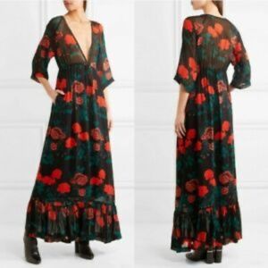 Ganni Floral Maxi Dress